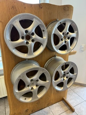 Porsche 996 C4S 996 Turbo Hohlspeichen Llanta de Aluminio 8x18+11x18 Original - Imagen 1 de 4