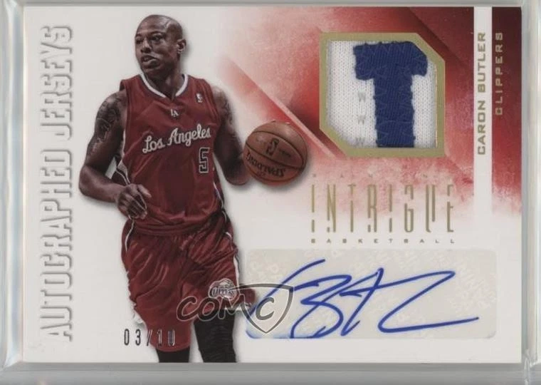 2012-13 Panini Intrigue Auto Jerseys Prime /10 Caron Butler #95 Auto - Image 1 of 2