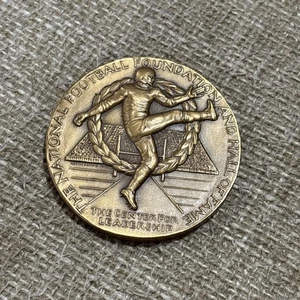 Medaglia 1° Gioco Intercollegiale Calcio 1869-1969 Rutgers Vs Princeton Hall Fame - Foto 1 di 6