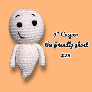 Halloween Crochet Plushies Casper - Picture 1 of 1