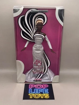 2003 Mattel “45th Anniversary Barbie by Bob Mackie-African American” #B3453 NRFB - Image 1 of 4