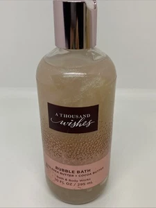 Bath & Body Works A Thousand Wishes Luxury Bubble Bath 10 oz Shea & Cocoa Butter - Picture 1 of 3