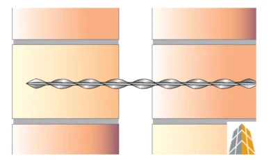 Remedial Cavity Replacement Helical Wall Ties - Dryfix Bar Retrofit Brick Tie  - Image 1 of 4