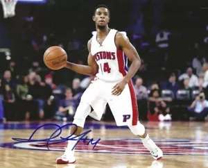 Foto autografata firmata 8x10 ISH SMITH Detroit Pistons con COA - Foto 1 di 1