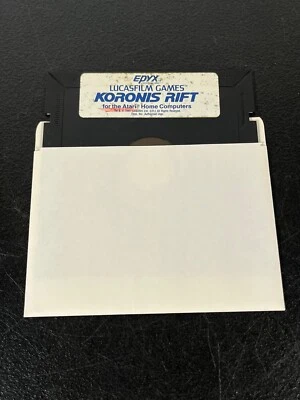 Kronos Rift Lucasfilm Games Commodore 64/128 or Atari Floppy Disk - TESTED - Image 1 of 2