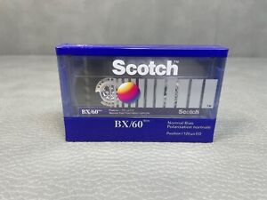 Brand New Sealed Scotch Normal Bias BX/60 Cassette Tape