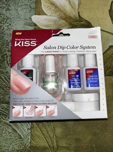 NEW IN BOX Kiss Acrylic Nail Salon Color Dipping System Kit in Liaison One Pc. - Picture 1 of 5