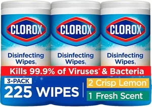 Wipes Value Pack, Household Essentials, 75 Count, Pack of 3 - Picture 1 of 10