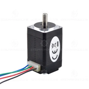 Motor paso a paso Stepperonline Nema 8 1,8 grados 1,8 N cm bipolar 0,6 A 20x34 mm Φ4 mm CNC - Imagen 1 de 6