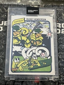 Lot Of 5 Topps Project 2020 - Rickey Henderson #168 by Ermsy - Picture 1 of 2