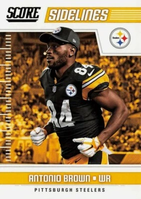 2018 Score Sidelines #8 Antonio Brown - Image 1 of 2