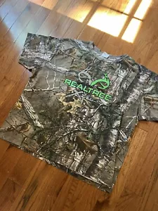 Realtree Xtra Camo Shirt Mens XXL Boxy Skater Grunge Raver Tee Wicking Workwear - Picture 1 of 5