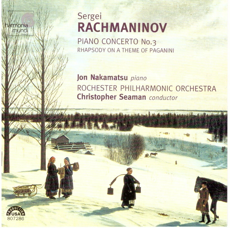 RACHMANINOFF Piano Concerto No. 3 / Rhapsody on Theme of Paganini SACD Nakamatsu - Image 1 of 1