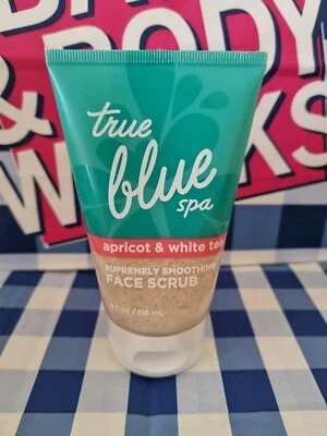 Bath And Body Works True Blue Spa Apricot And White Tea Face Scrub - Image 1 of 2