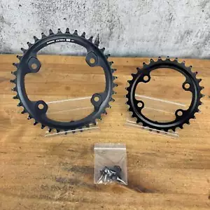 Light Wear! Shimano GRX FC-RX820 40/30t 12-Speed 4-Bolt 110/80BCD Chainring Set - Picture 1 of 7