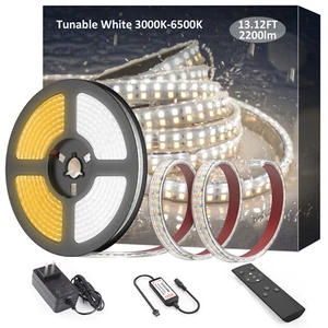 Novostella 2M 4M Tunable LED Strip Light Waterproof Tunable Warm Daylight 6500K - Picture 1 of 12