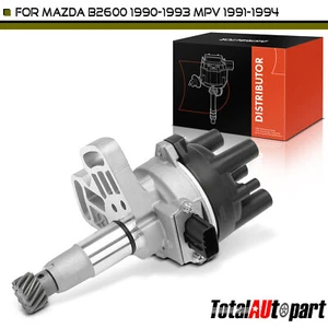 Ignition Distributor w/ Cap & Rotor for Mazda B2600 1990-1993 MPV 91-94 L4 2.6L - Picture 1 of 8