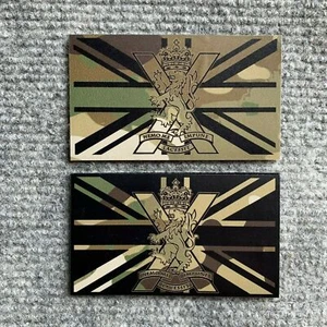 Union Jack Bandera Estilo IR Regimiento Real de Escocia Multicam Parche Moral IFF L - Imagen 1 de 5