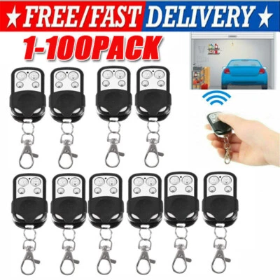 Porta de portão elétrico clonagem universal garagem controle remoto chaveiro 433mhz clonador - Imagem 1 de 4