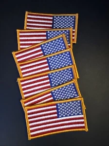 Patch US Military Reversed Field Color American Flag Shoulder - Picture 1 of 3