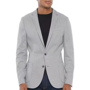 Men's JF J. Ferrar 360 Stretch Slim Fit Knit Sport Coat - Med. Gray - M - NWT - Picture 1 of 1