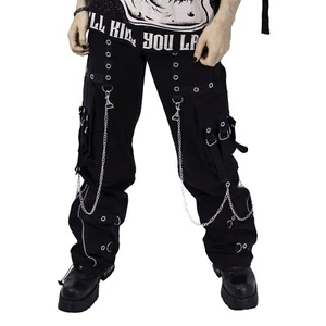 New Men's SHADOW-PANTS BLACK - Picture 1 of 5