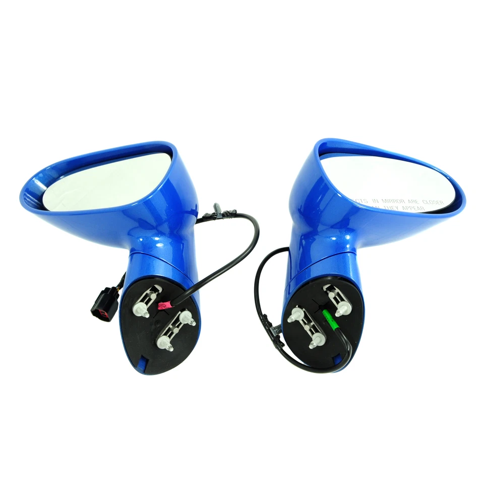 Side View Power Mirror Pair Blue 2006-09 Pontiac Solstice 25881951 25881952 Foto 1 de 1