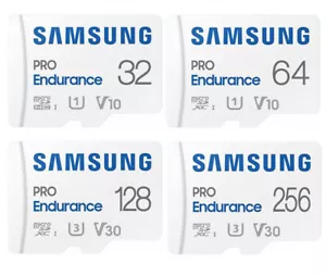 Samsung Pro Endurance Micro SD Card Class 10 UHS-I SDHC SDXC DashCam Security - Picture 1 of 33