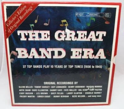 The Great Band Era 1936 1945 Box Set 10 LP Vinyl Records Booklet Collector's Ed - Image 1 of 4
