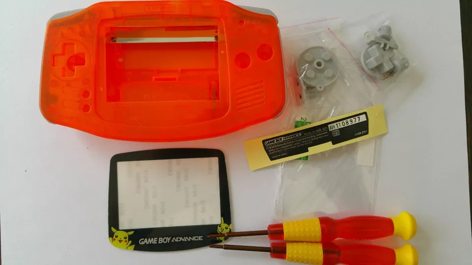 HOUSING GAMEBOY ADVANCE POKEMON CLEAR ORANGE NEW - Image 1 of 1