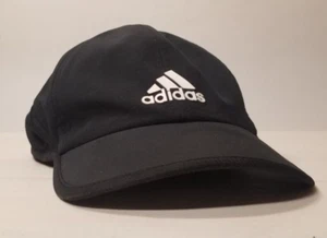 USED - Adidas Eco Breathable Lightweight Black Adjustable Hat Cap - Picture 1 of 3