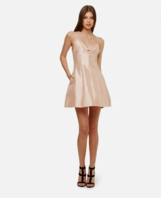 Kookai  AURELIA Dress 38  Au 10 Blush Pink Mini baby doll Dress Pre-owned - Image 1 of 4
