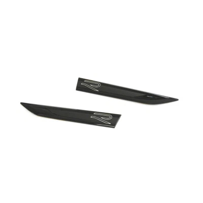 Original VW Golf 8 (5H) R-Line Plaketten Kotflügel seitlich Emblem Logo schwarz  - Bild 1 von 3