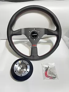 Rueda Momo Monte Carlo con kit de buje y kit de liberación rápida Fit 02-06 Acura RSX - Imagen 1 de 4