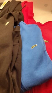 Nuevo con etiquetas Para hombres Lacoste Durable Elegance con Cremallera Completa Sudadera Lana Negra Azul Rojo 0029 - Imagen 1 de 4