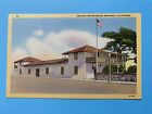 The Old Custom House, Monterey, California CA Vintage Linen Postcard