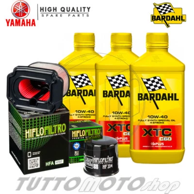 Tagliando YAMAHA TENERE 700 2019 2020 2021 2022 2023  Bardahl XTC 10W40 + Filtri - Immagine 1 di 4