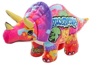 Wild Republic Graffiti Dino, Triceratops Plush - Picture 1 of 1
