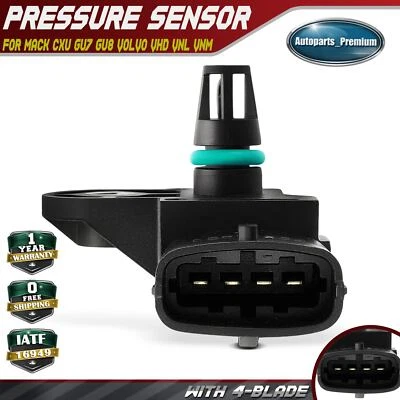 Pressure Temperature Sensor for Mack CXU CHU GU7 GU8 MRU Volvo VHD VNL VNM Truck - Image 1 of 4