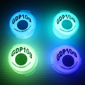 Juego de 4 colores de pigmento en polvo Glow in the Dark invisible 10 g - Imagen 1 de 7