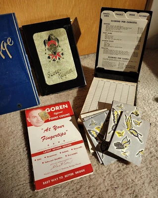 VTG. BRIDGE COLLECTION by Charles Goren & Score Keepers for Several Games - Image 1 of 4