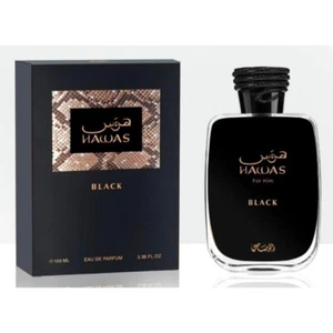Rasasi Hawas Black for Him 100ml / 3.3 Oz Eau De Parfum Spray Sealed NEW RELEASE - Picture 1 of 2
