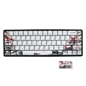 Plum Blossom Keycaps 135 Keys PBT Dye Sublimation Key Caps Cherry Profile Cus... - Picture 1 of 9