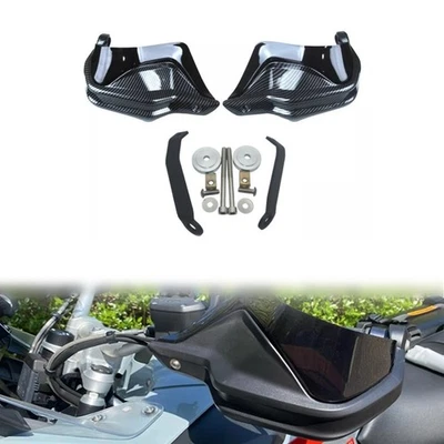 Guardamanos de fibra de carbono aptos para Honda NC750X 2018- CB500X CB500F 2013- Foto 1 de 4