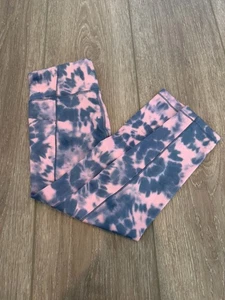 Leggings capri de tiro alto para niña Athleta Stash Your Treasures talla L/12 tie dye - Imagen 1 de 10