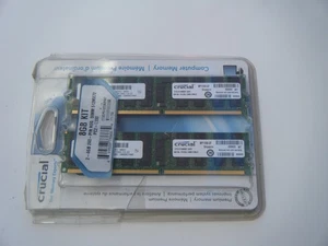Crucial CT2KIT51272AB667 8GB (2 x 4gb) Desktop Memory Kit. PC2-5300 240 Pin Dimm - Picture 1 of 4
