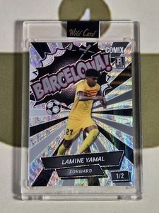 2024 Wild Card Comix Black Label Lamine Yamal 1/2 🔥 Rookie 🔥  - Picture 1 of 3