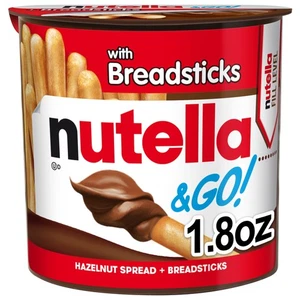 Nutella Hazelnut and Cocoa Spread with Breadsticks, Snack Pack, 1.8 Oz - Picture 1 of 1