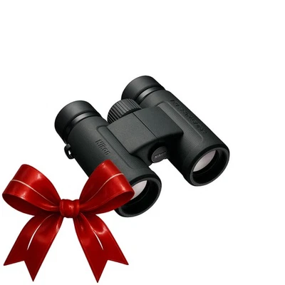 Nikon PROSTAFF P3 8x30 Waterproof Fogproof Binocular Birding (Black) - Image 1 of 4