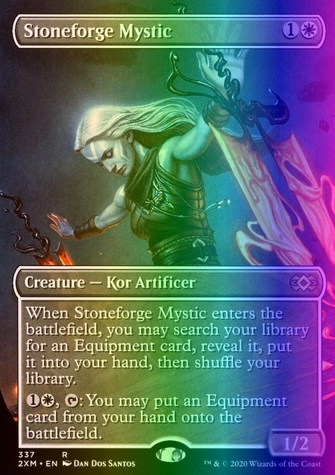 MTG Magic the Gathering Stoneforge Mystic (337/503) Double Masters LP FOIL - Image 1 of 1